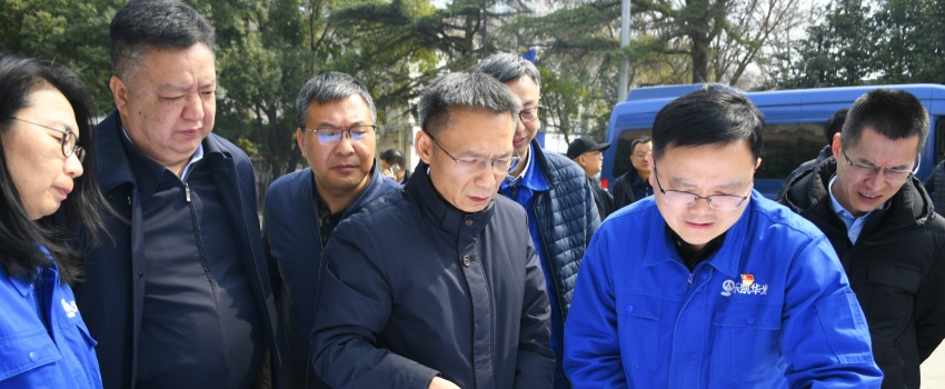 集團公司黨組成員、總會計師陳林到樂凱華光調研